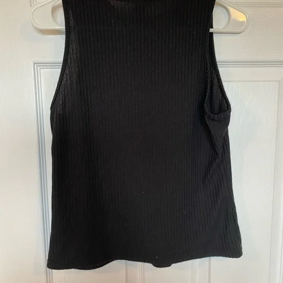 SHEIN Black Ribbed Tank Top - Picture 5 of 9